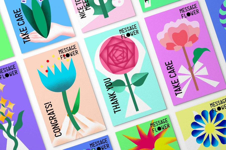 メッセージカードサービスのイメージ